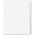 Avery Dennison Avery Side Tab Collated Legal Index Divider, 51 to 75, 8.5"x11", 25 Tabs, White/White 1703